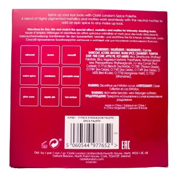 CIATE London Spice Palette Eyeshadows, new! - Picture 5 of 5